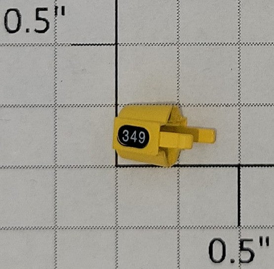 S-Helper 653-07-01 Switcher Yellow Single Headlight Housing #349