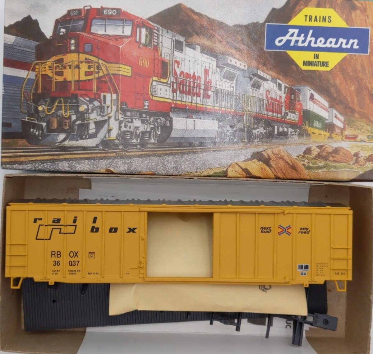 Athearn 5522 HO Scale Railbox Blue Box 50 Ft # 36Q37 Kit