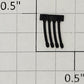 S-Helper 653-08-06-BK Black Multi Unit Switcher Right Hose