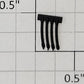 S-Helper 653-08-05-BK Black Multi Unit Switcher Left Hose