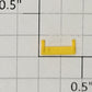 S-Helper 653-08-09-YL Switcher Yellow Rear Cab Ladder / Step