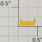 S-Helper 653-08-09-YL Switcher Yellow Rear Cab Ladder / Step