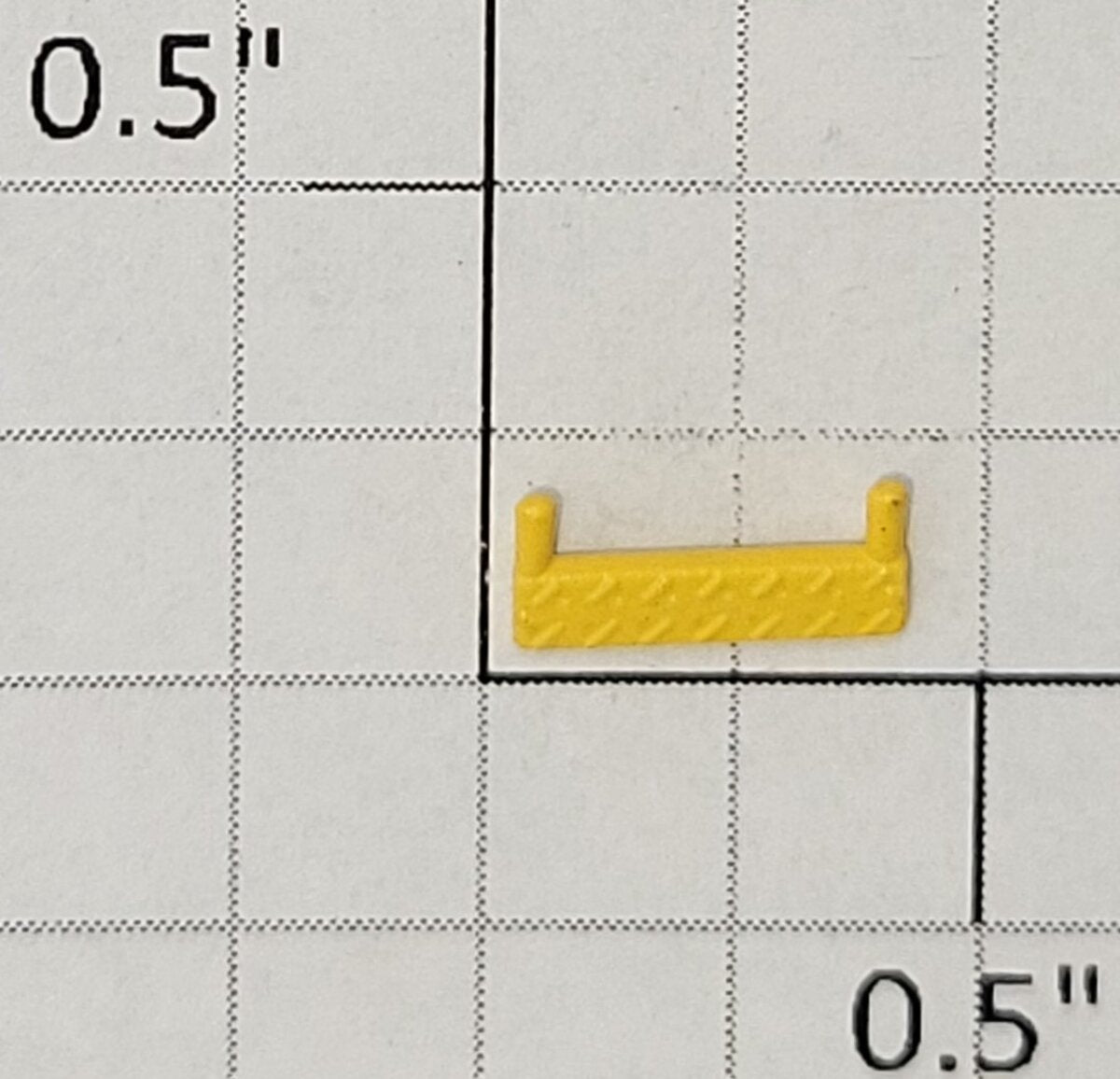 S-Helper 653-08-09-YL Switcher Yellow Rear Cab Ladder / Step