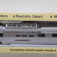 Con-Cor 0001-000776 HO California Zephyr 85' Observation Corrugated Sides Kit