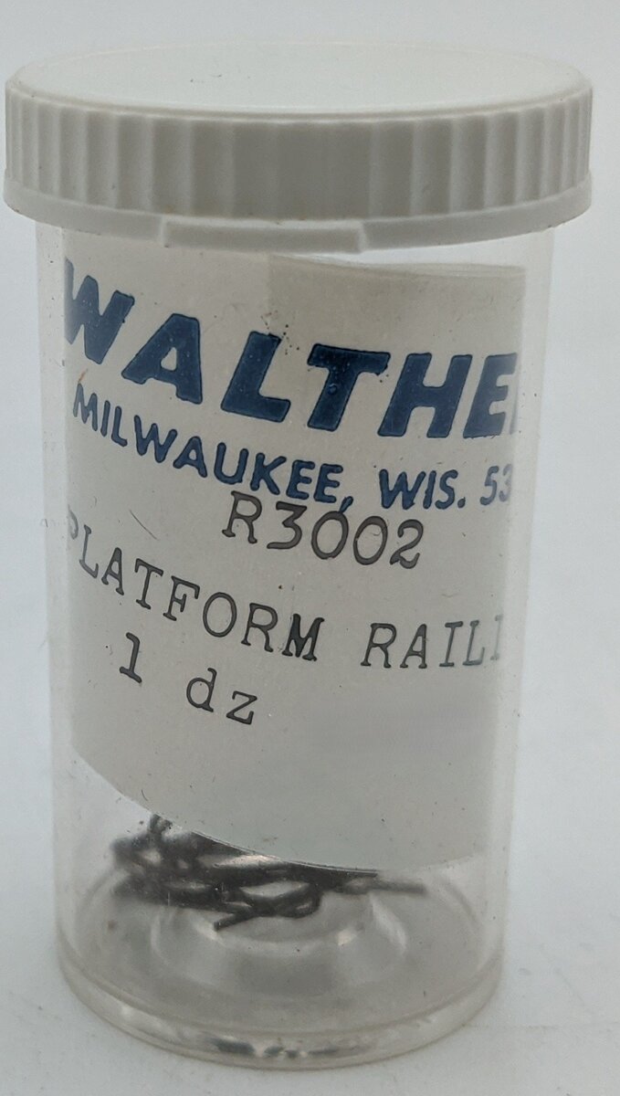 Walthers 941-793 HO Scale R3002 Platform Railing (Pack of 12)