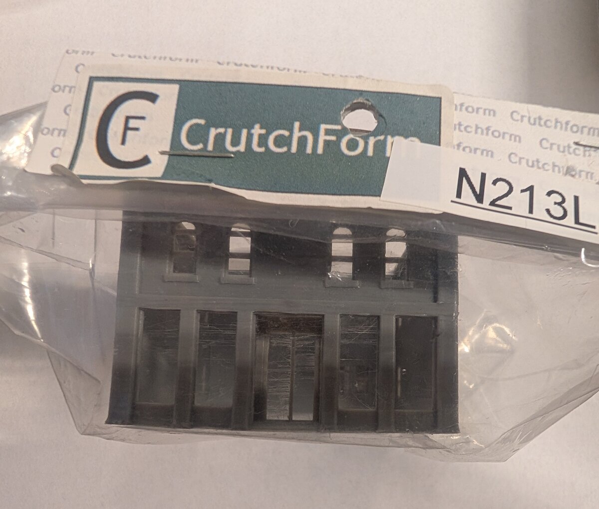 CrutchForm N213L N Scale 3-D Printed Open Air Office Building