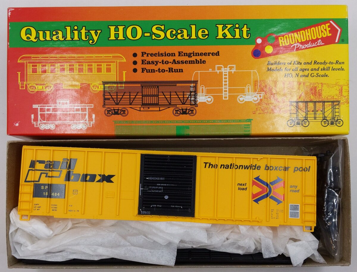 Roundhouse 01974 FMC 50' Single Door Boxcar Kit