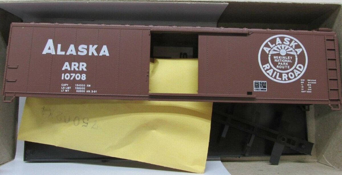 Athearn 2241 HO Bev-Bel Corp Alaska Railroad 50' Single Door # 10708 Kit