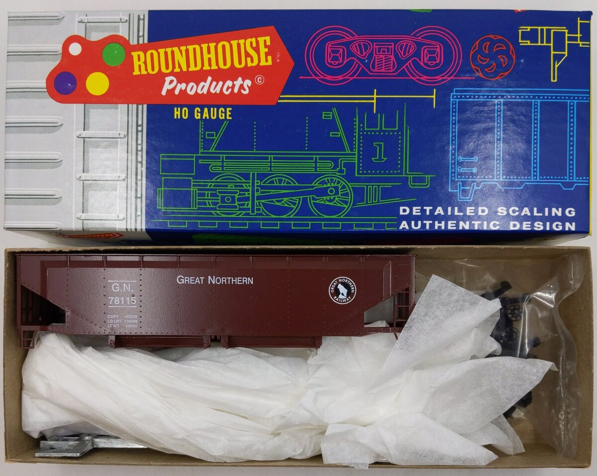 Roundhouse 7871 HO Great Northern Offset Side Ballast Hopper Kit #78115