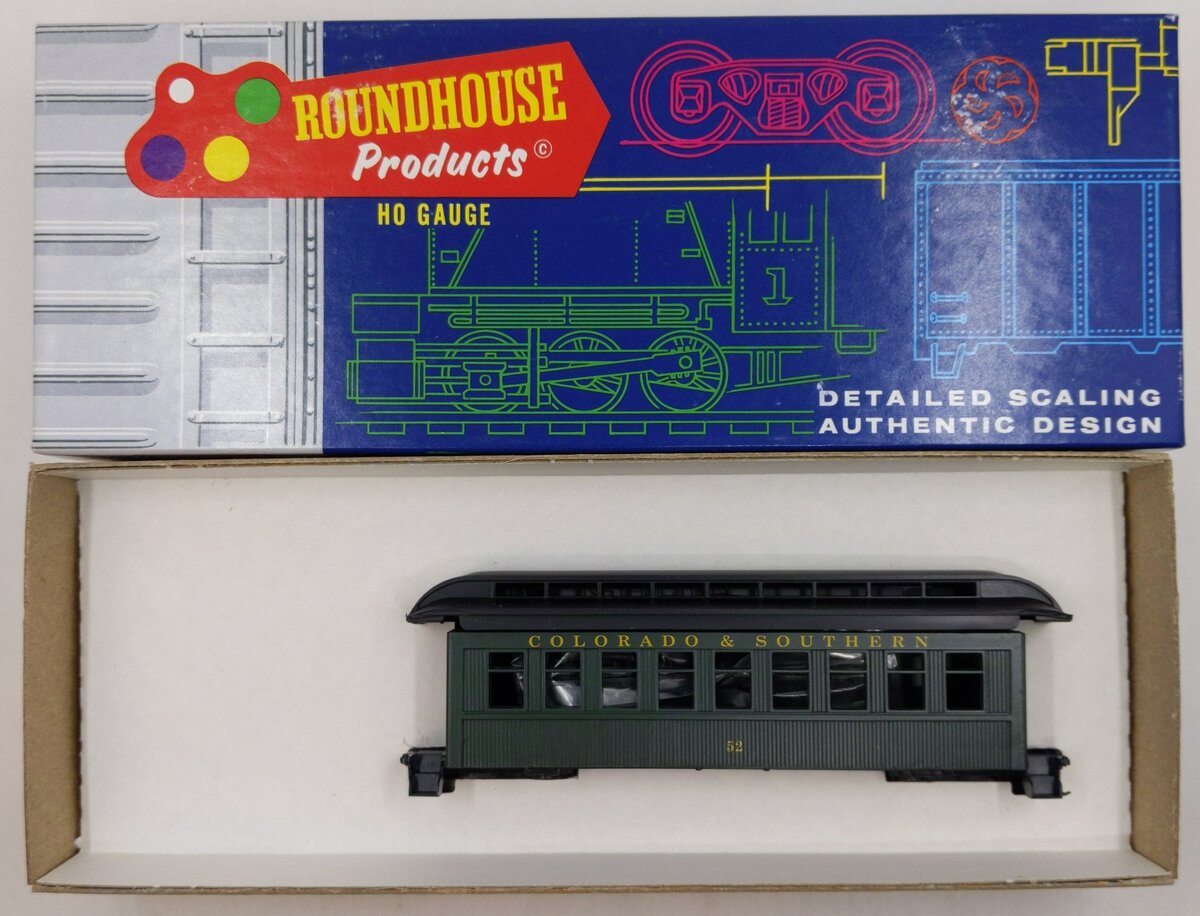 Roundhouse 3754 HO Scale Colorado Southern Overton Coach Kit