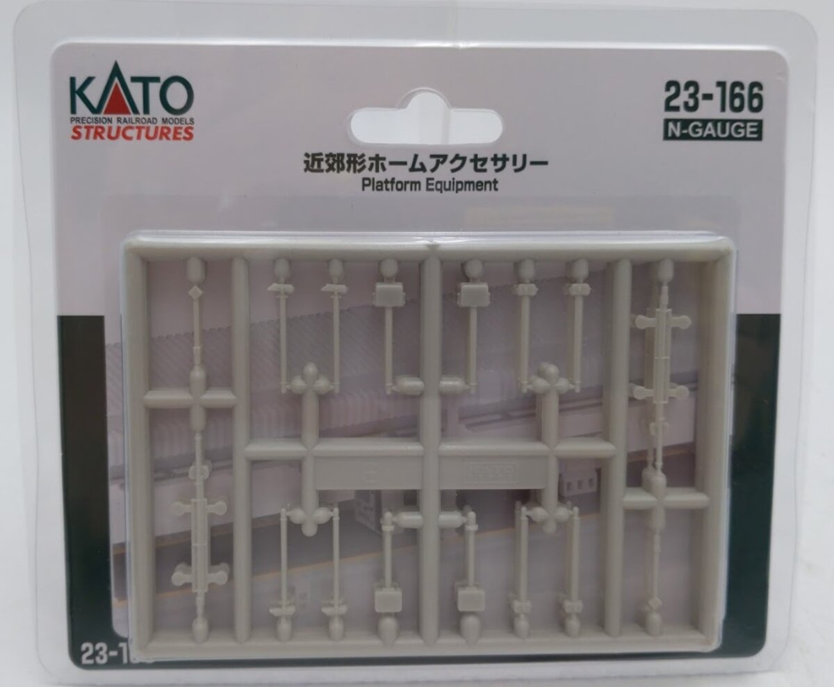 Kato 23-166 N Scale Structures Platform Equipment Plastic Kit