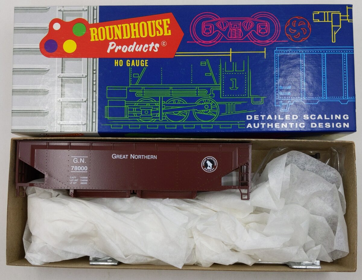 Roundhouse 7871 HO Great Northern Offset Side Ballast Hopper Kit #78000