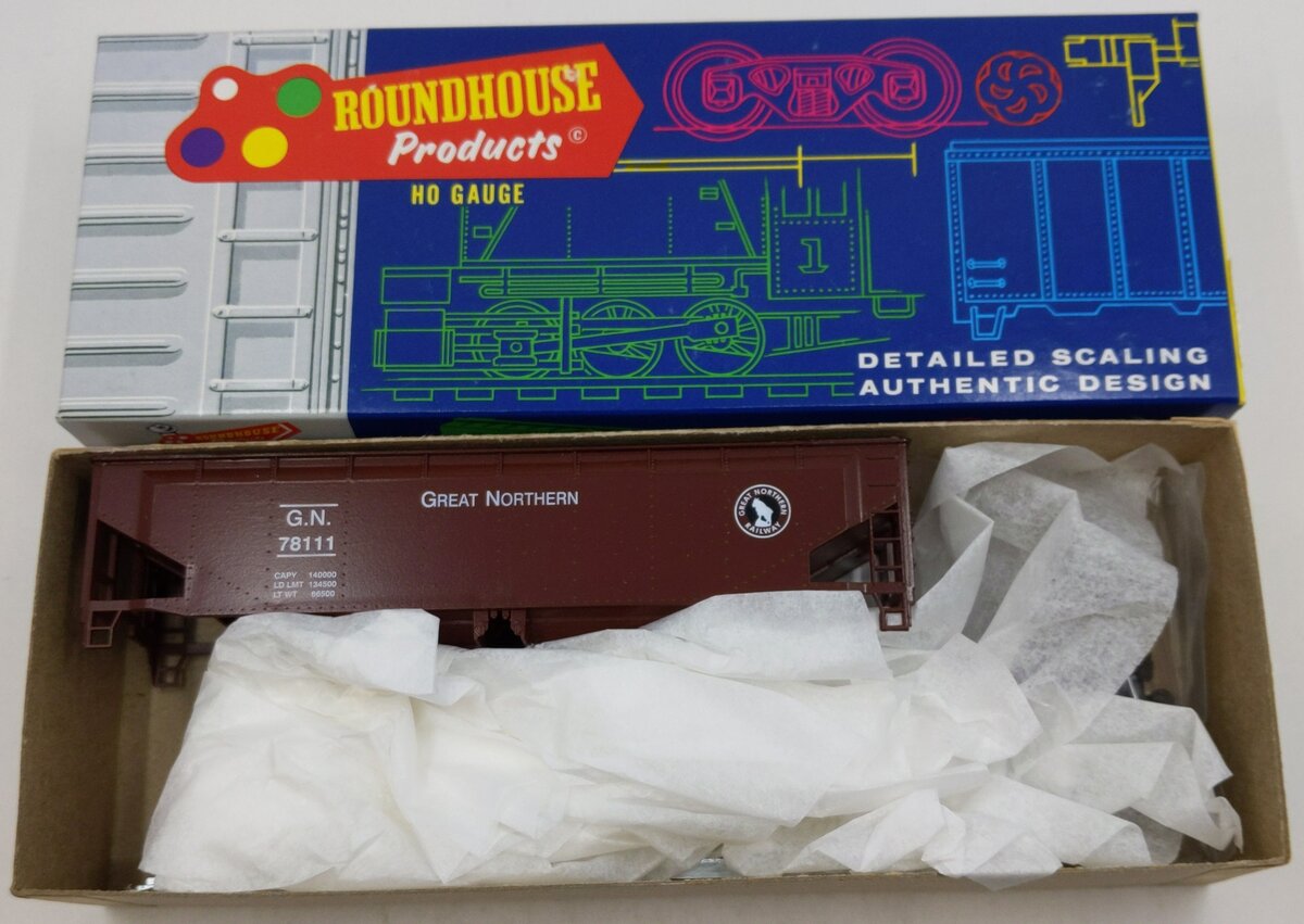 Roundhouse 7871 HO Great Northern Offset Side Ballast Hopper Kit #78111