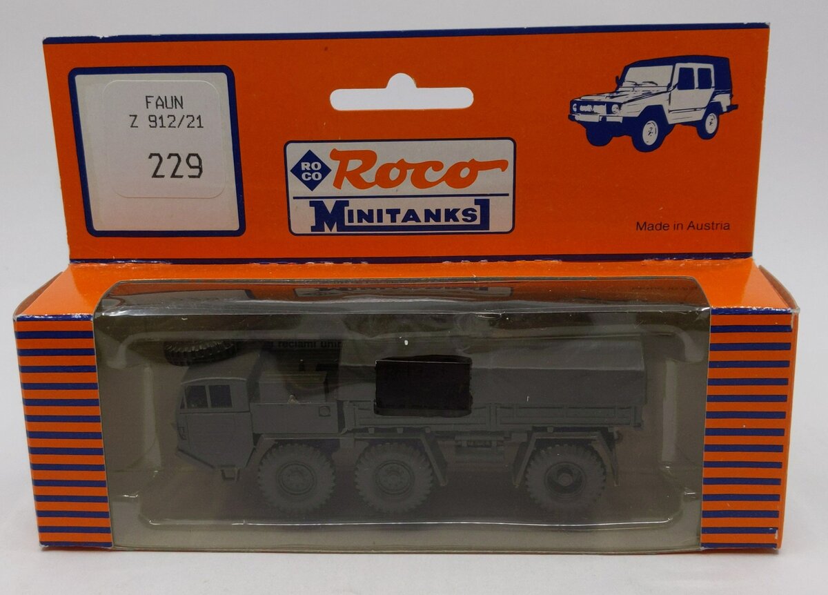 Roco 229 HO 1:87 Minitanks Faun Z 912/21