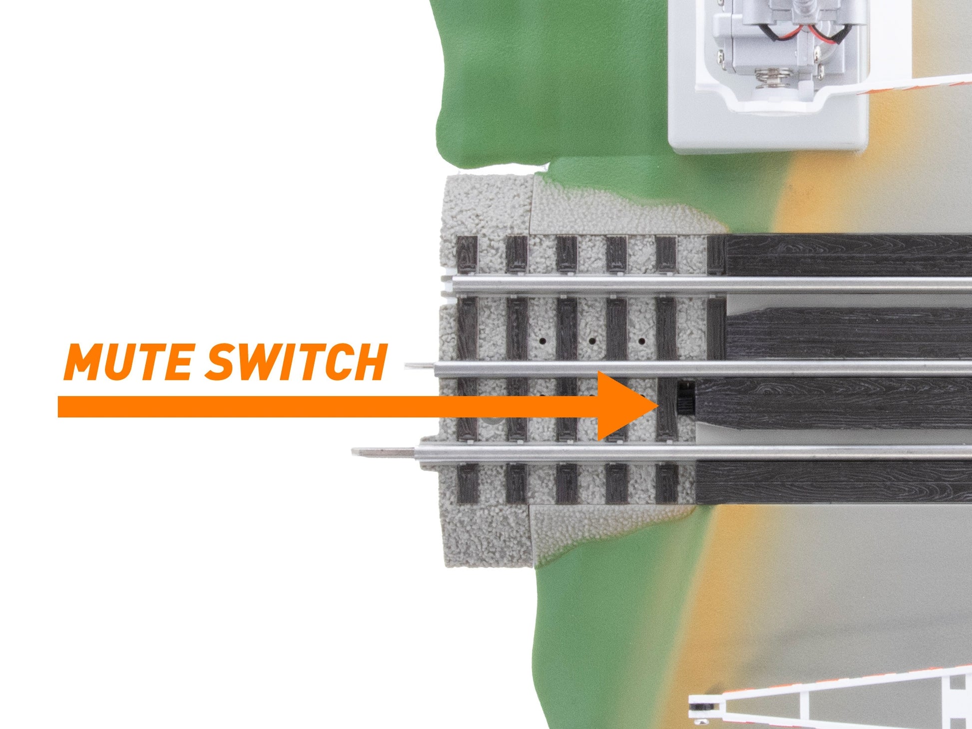 Lionel 2529070 O Fastrack Grade Crossing with Gates & Flashers