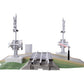 Lionel 2529070 O Fastrack Grade Crossing with Gates & Flashers