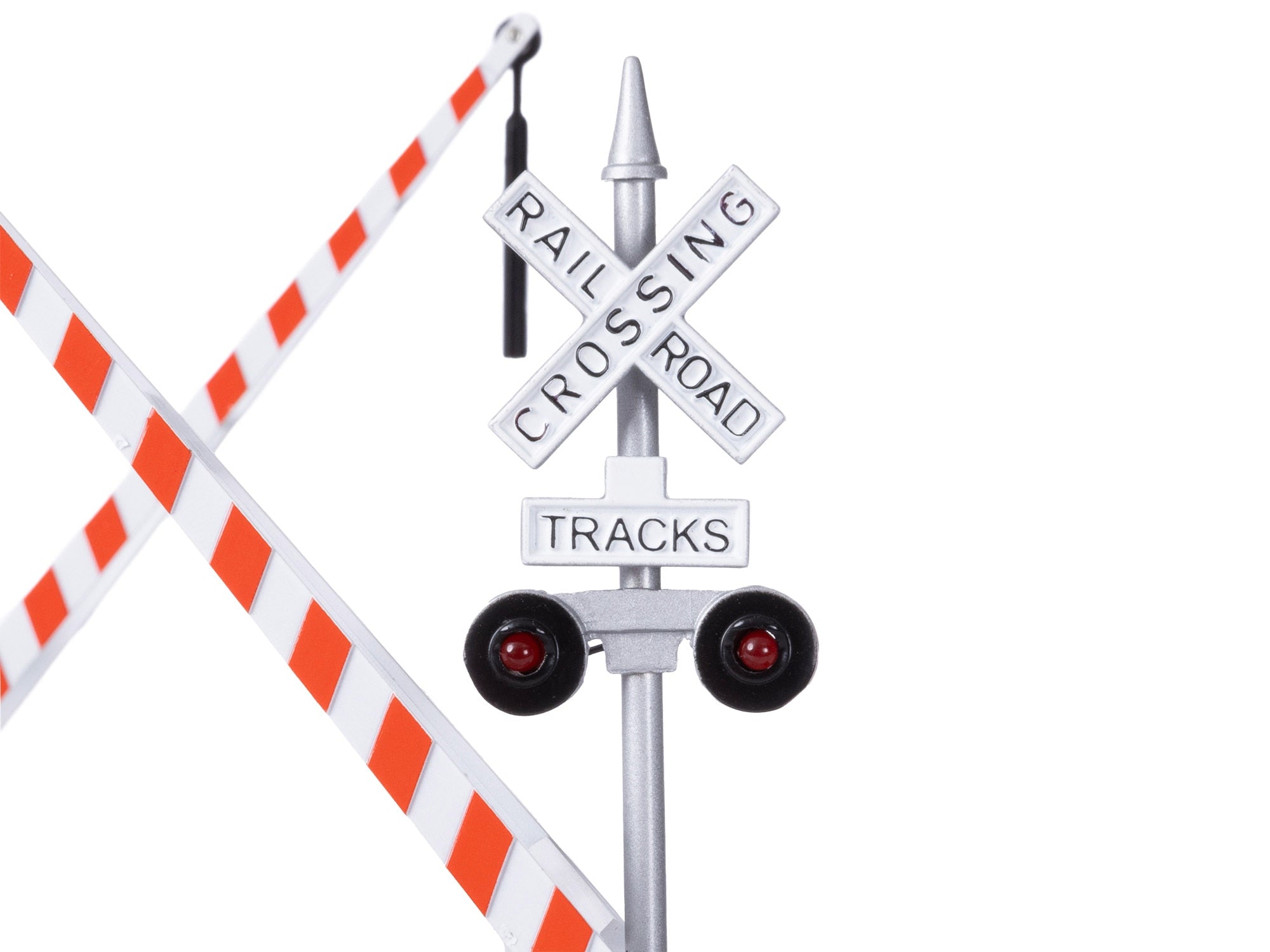 Lionel 2529070 O Fastrack Grade Crossing with Gates & Flashers