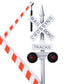 Lionel 2529070 O Fastrack Grade Crossing with Gates & Flashers