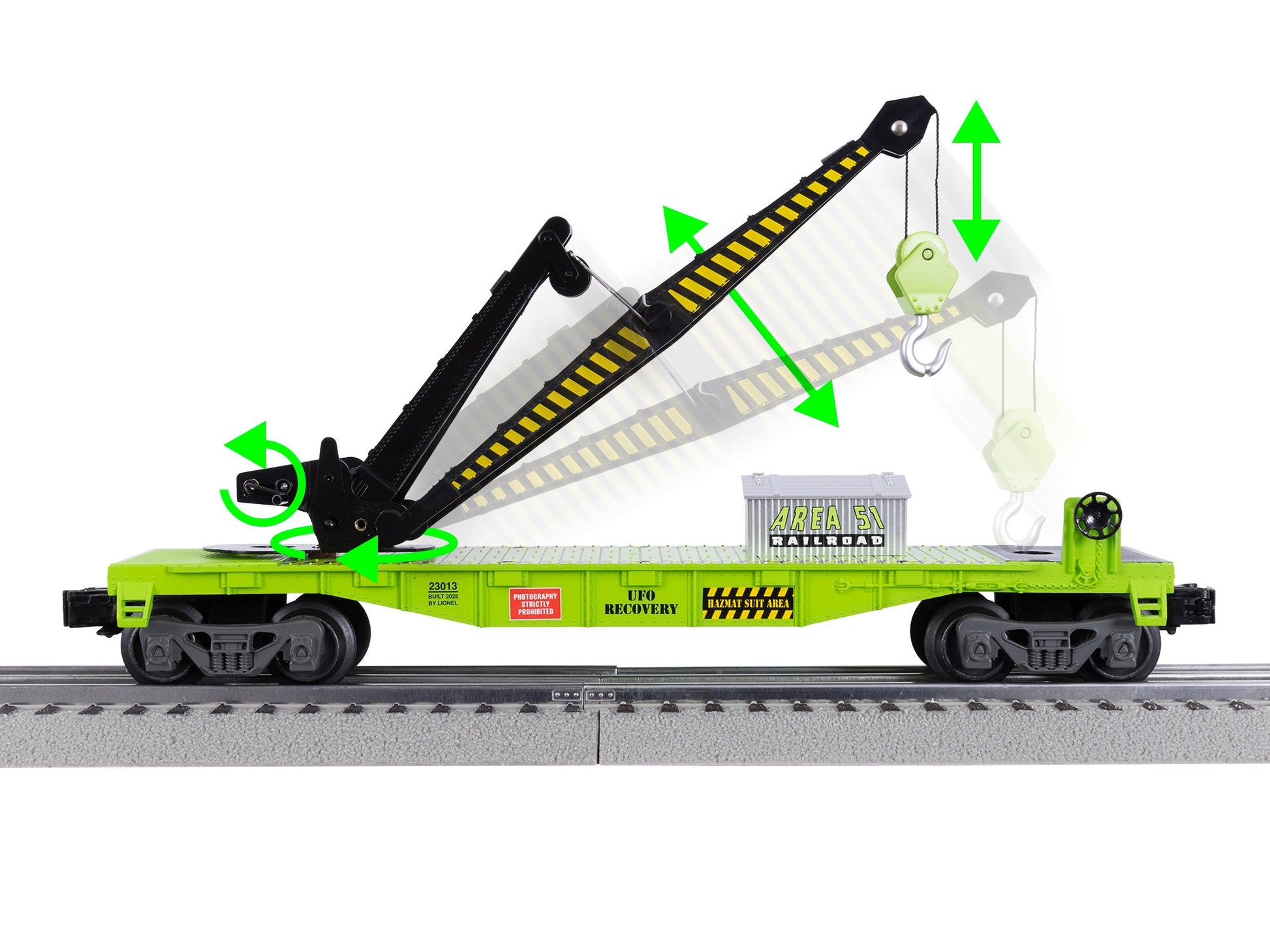 Lionel 2523010 Area 51 O Gauge LionChief Diesel Freight Set