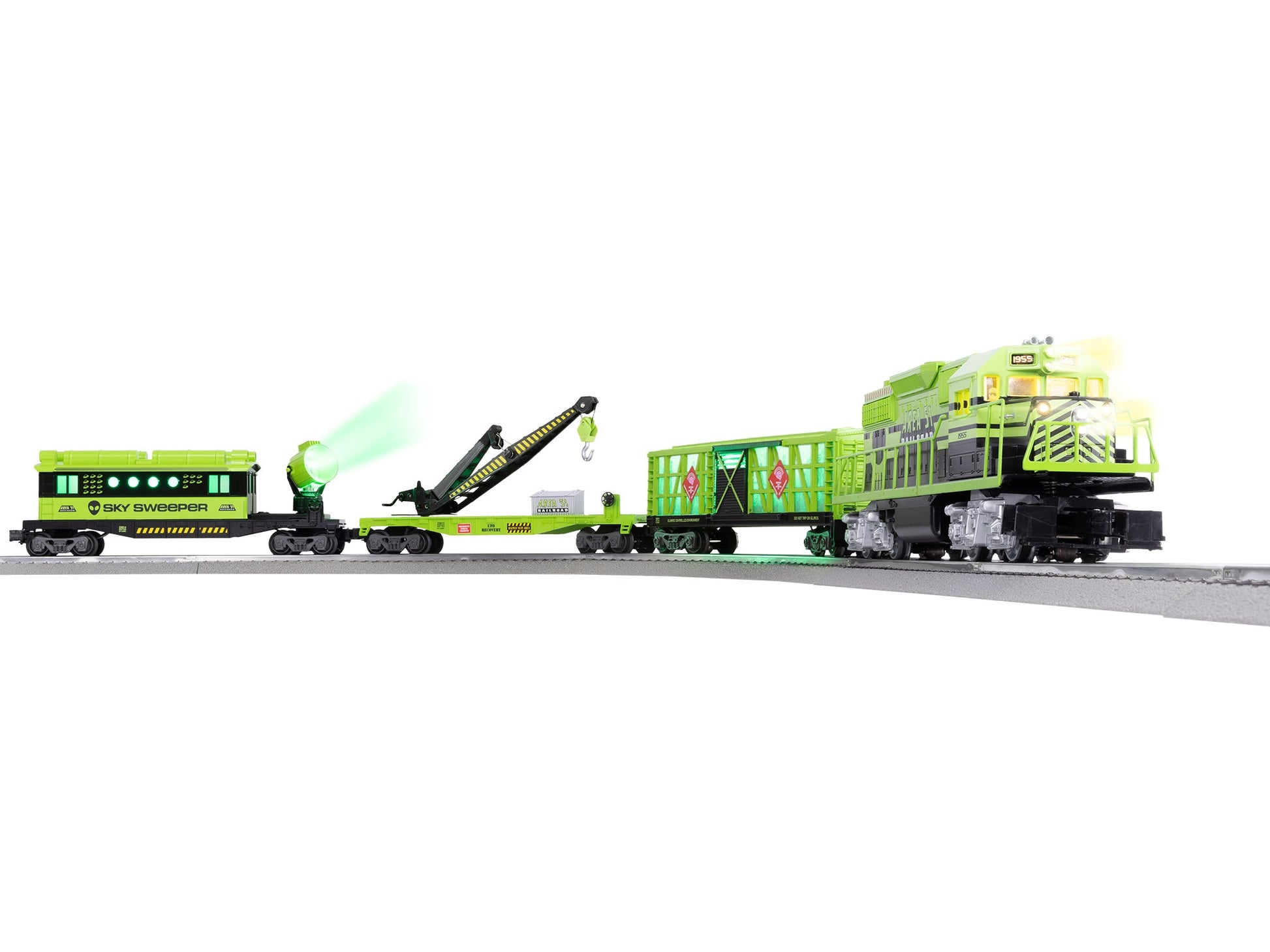 Lionel 2523010 Area 51 O Gauge LionChief Diesel Freight Set