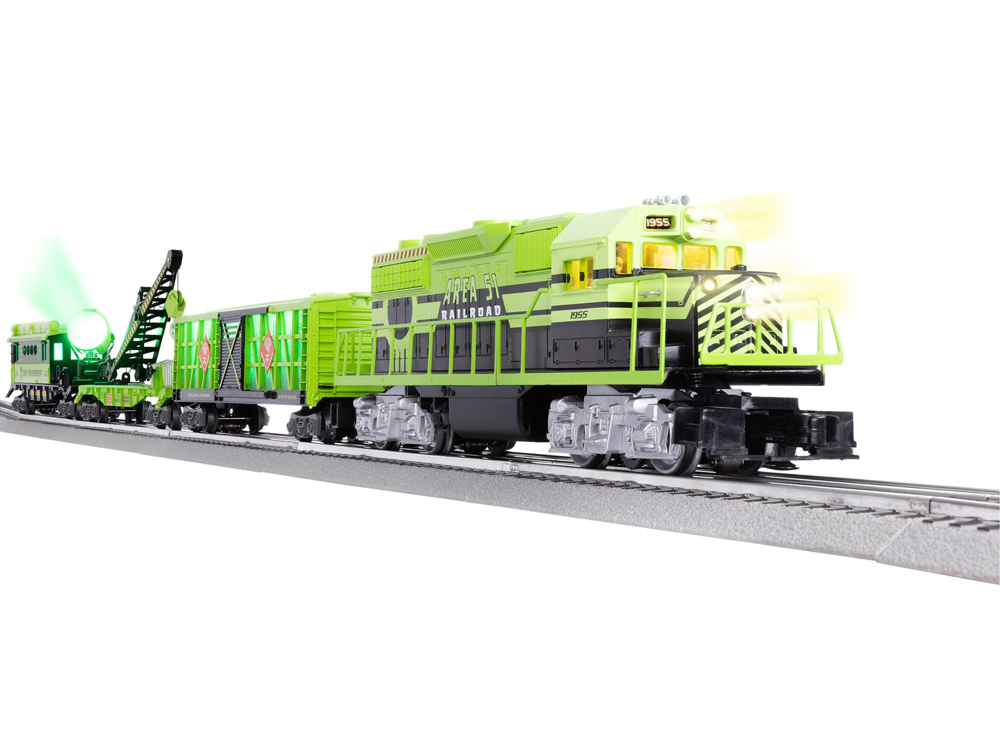 Lionel 2523010 Area 51 O Gauge LionChief Diesel Freight Set
