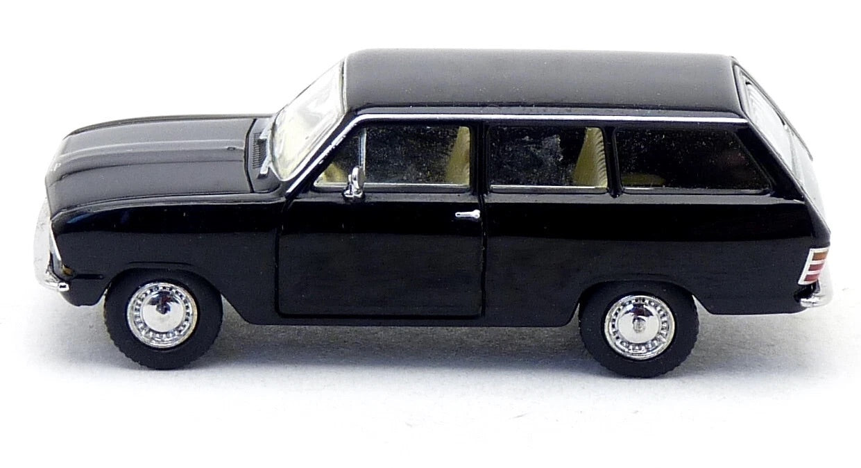 Brekina Automodelle 20439 HO Black Opel Kadett B CarAVan Station Wagon