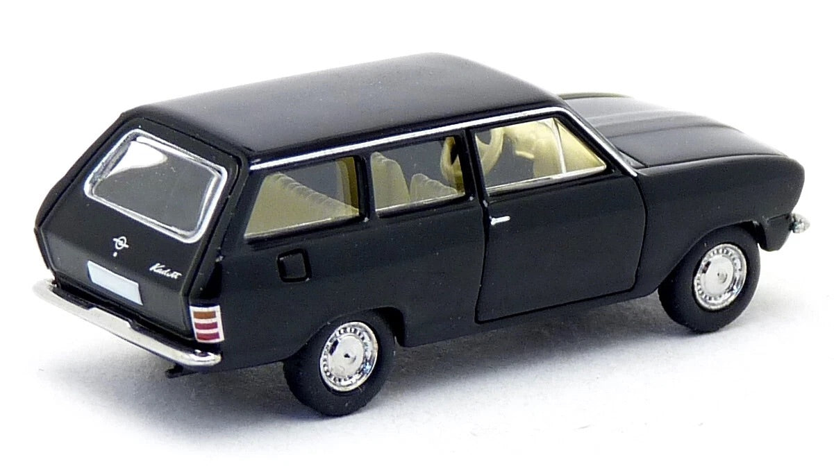 Brekina Automodelle 20439 HO Black Opel Kadett B CarAVan Station Wagon