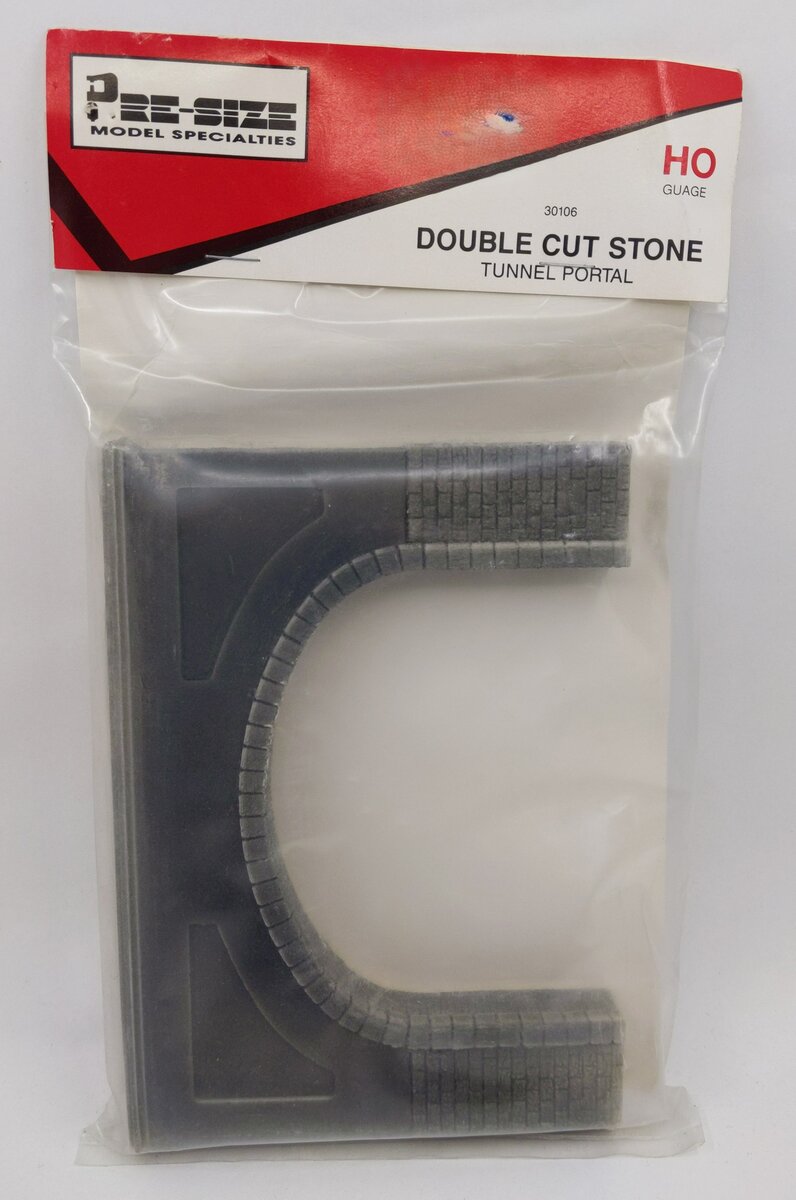 Pre-Size 30106 Double Cut Stone Tunnel Portal Model