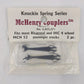 McHenry Couplers MCH52 HO Knuckle Spring IHC/IRV Couplers / 4 Wheel (Pack of 2)