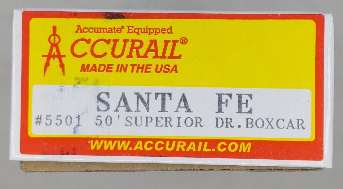 Accurail 5501 HO Scale Santa Fe 40' Wood Reefer Kit Road #22805