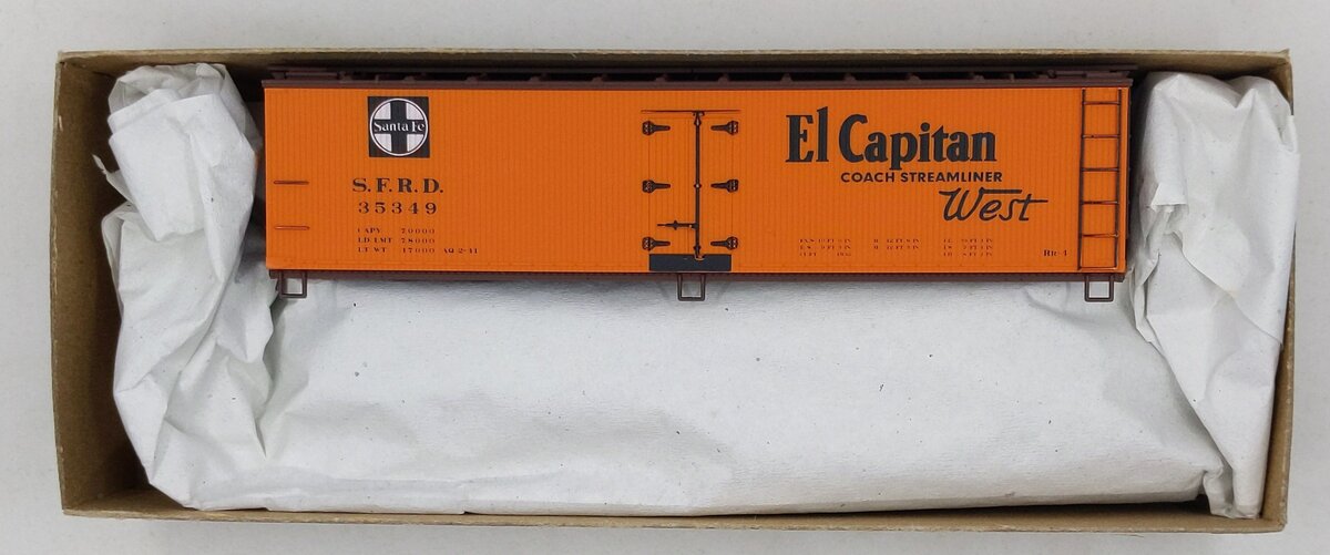 Accurail 4817.1 HO Scale Santa Fe 40' Steel Boxcar Kit - Road #: 275386