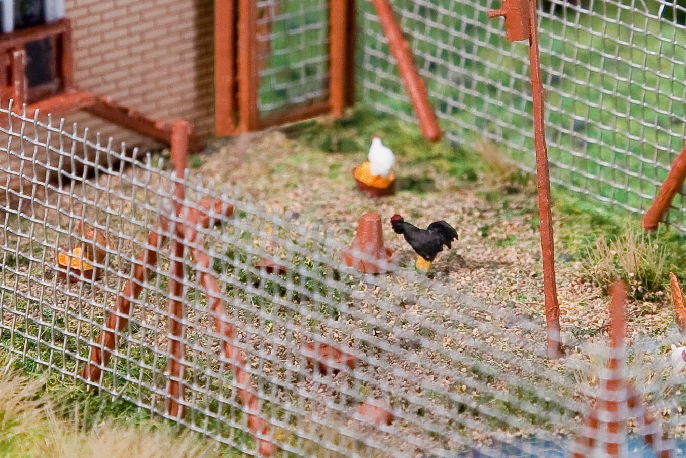 Faller 180264 N/HO/Z/TT Chickens Mini Sound Effect