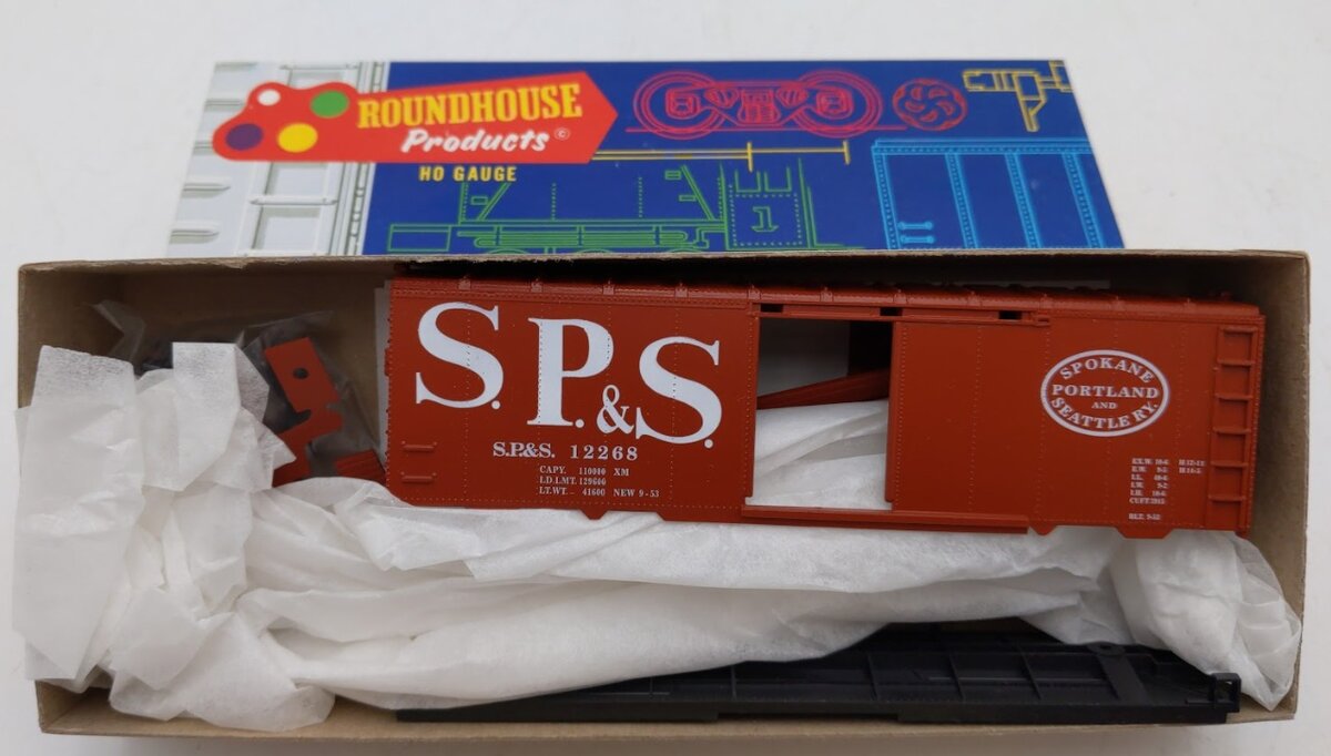 Roundhouse 7870 HO Spokane Portland & Seattle 40" AAR Boxcar #1226 Kit