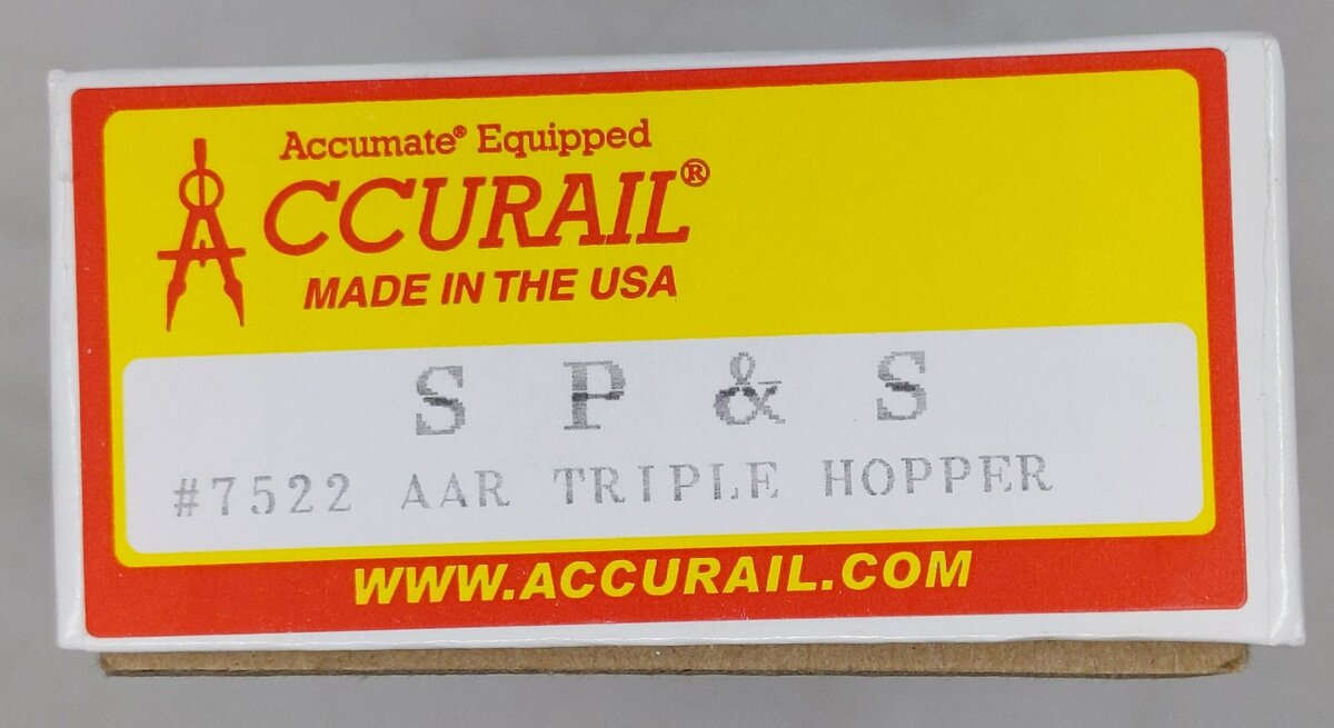 Accurail 7522 Scale HO Spokane Portland and Seattle AAR Triple Hopper Kit#:21018
