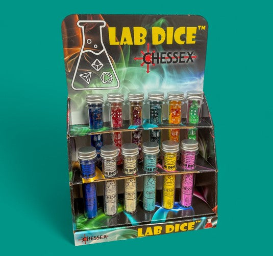 Chessex 30918 Lab Dice 9 Polyhedral Dice Set