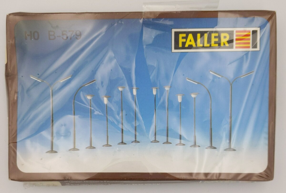 Faller B-579 HO Scale Dummy Street Lights in 6 Designs