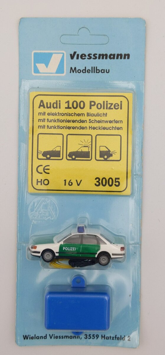 Viessmann 3005 HO Audi 180 Police Car