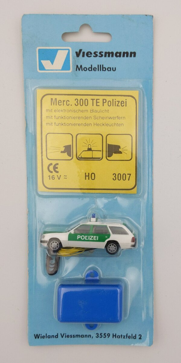 Viessmann 3007 HO Mercedes Benz Police Diecast Car