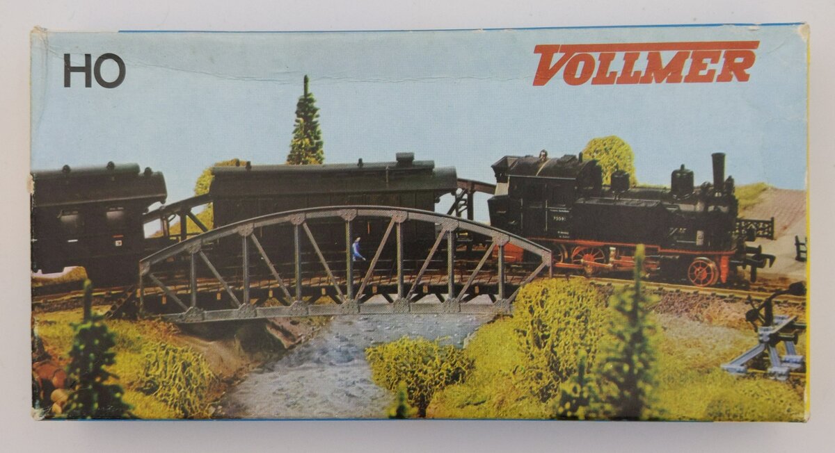 Vollmer 2510 HO Braced Girder Curved Bridge Building Kit