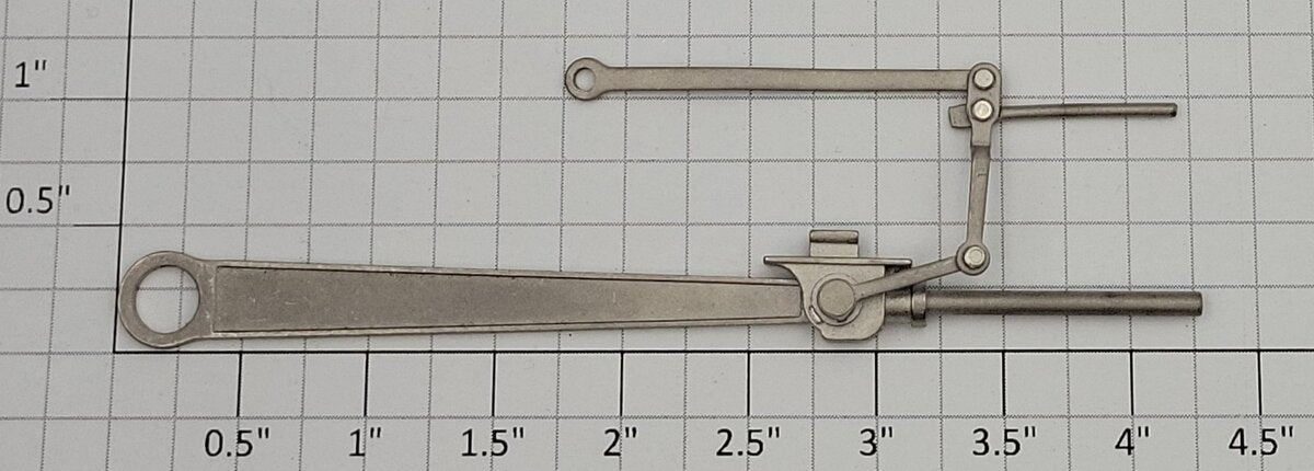 MTH EC-1110001A Premier GS-4 Right Hand Nickel Main Rod and Crosshead Assembly