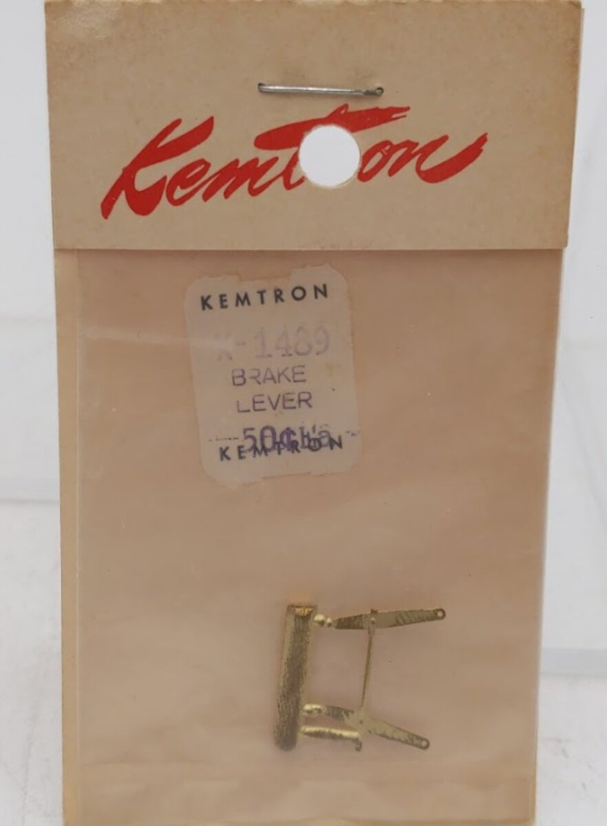 Kemtron X-1489 HO Scale Brake Lever Wabash Tender Brass