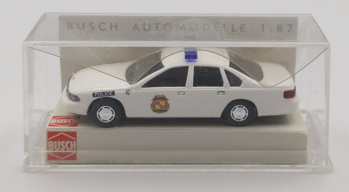 Busch 47626 1:87 Chevrolet Caprice Honolulu Police Diecast Car