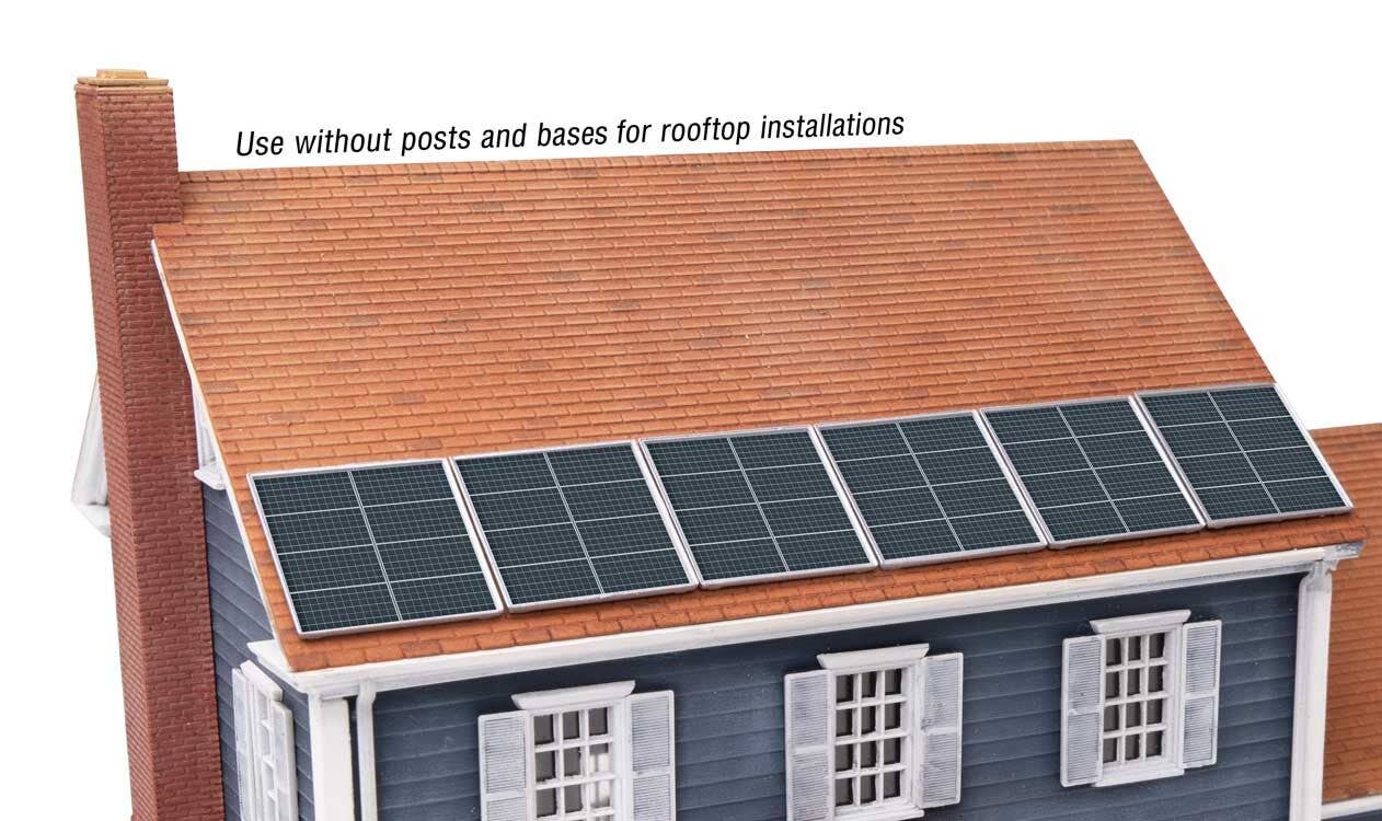 Walthers 949-4196 HO Rooftop Solar Panels Kit
