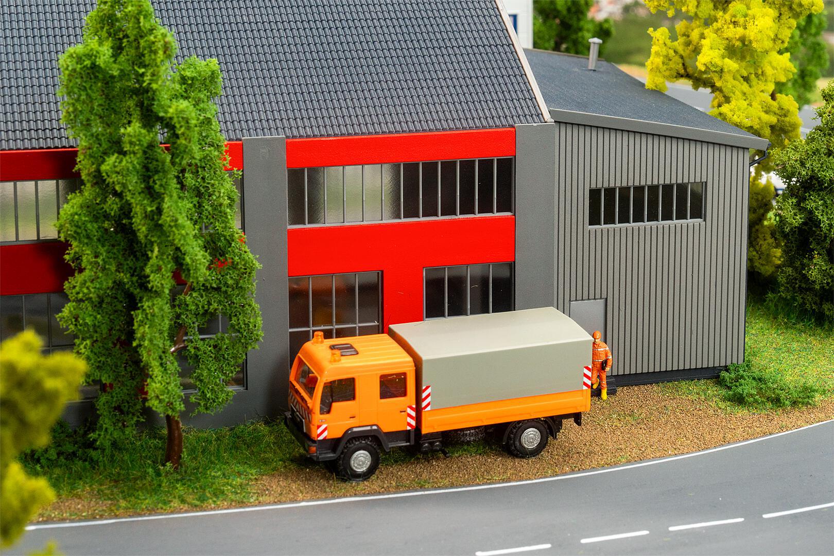 Faller 120079 HO 2 Stall Electric Locomotive Shed Building Kit