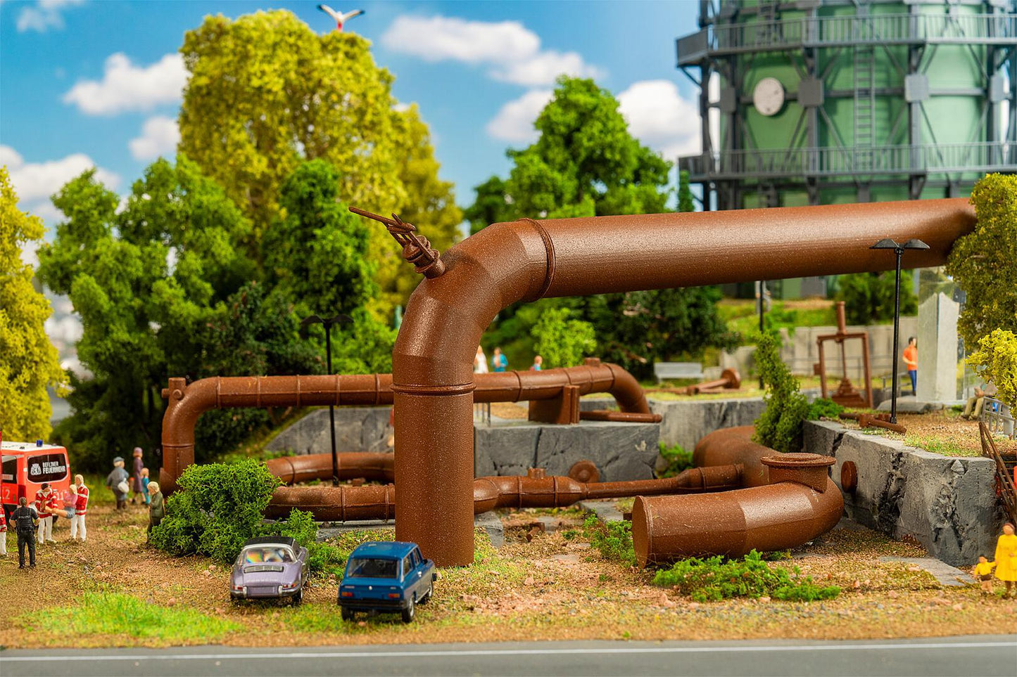 Faller 180328 HO Large Pipeline Set Building Kit