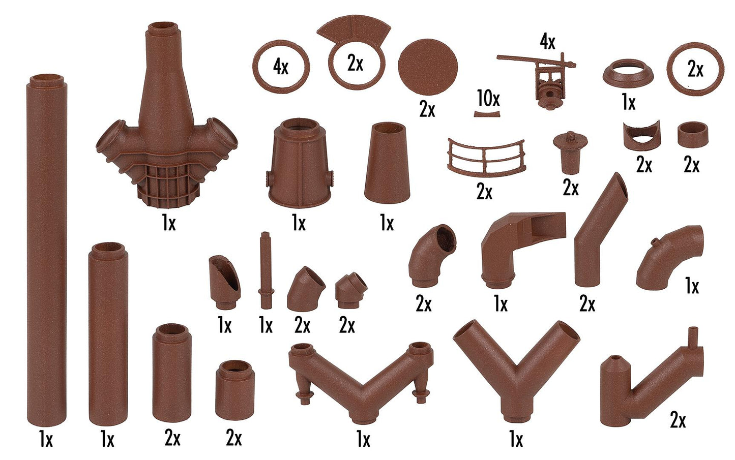 Faller 180328 HO Large Pipeline Set Building Kit