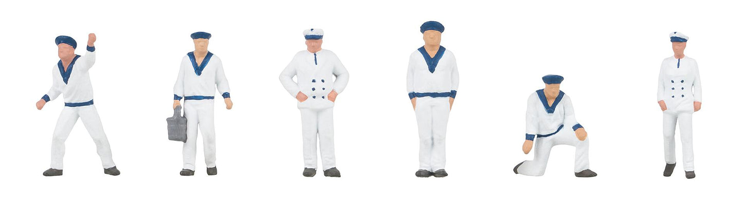 Faller 151749 HO Sailors Figures (Set of 6)