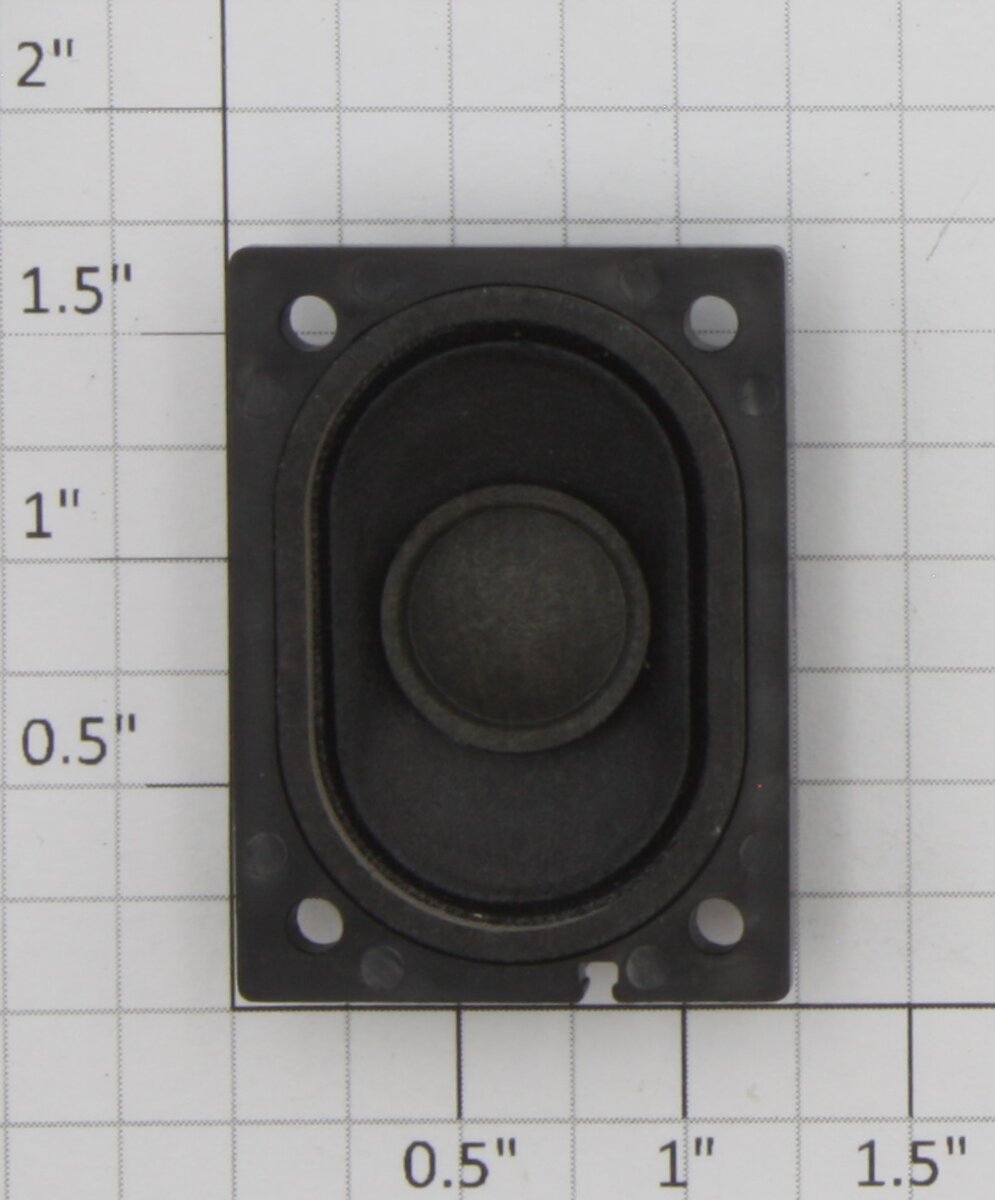 Dallee 662 1.1" x 1.6" 1.5-Watt 8-Ohm Oval Speaker