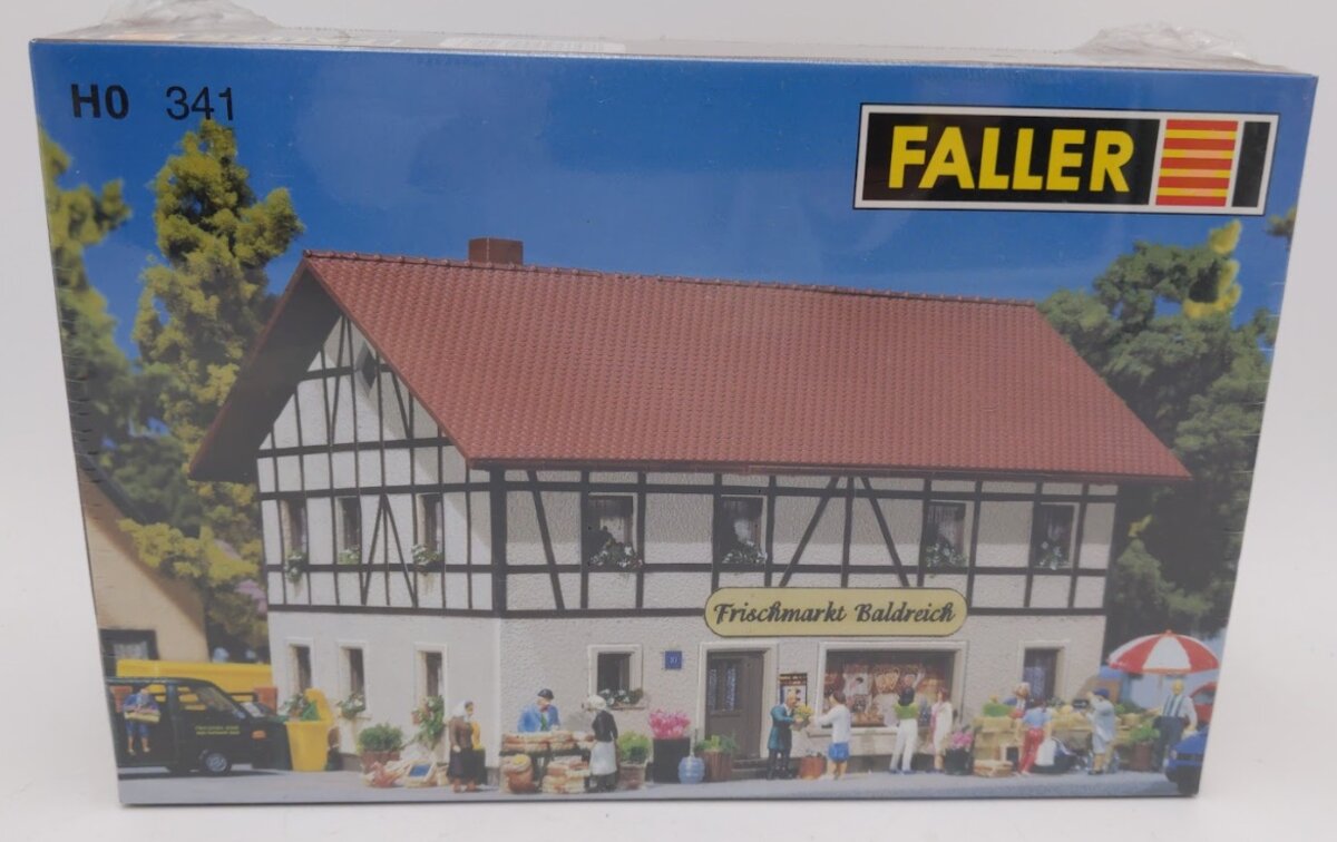 Faller 341 HO Scale Fish Shop Plastic Building Kit