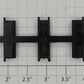 Athearn 42034 HO Black 40' Quad Hopper Car Underframe Detail